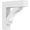 Ekena Millwork Standard Merced Architectural Grade PVC Bracket with Block Ends, 5"W x 24"D x 24"H BKTP05X24X24MRC05 - alternate 1